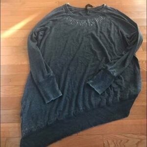 New SEVEN7 jeans gray sweatshirt